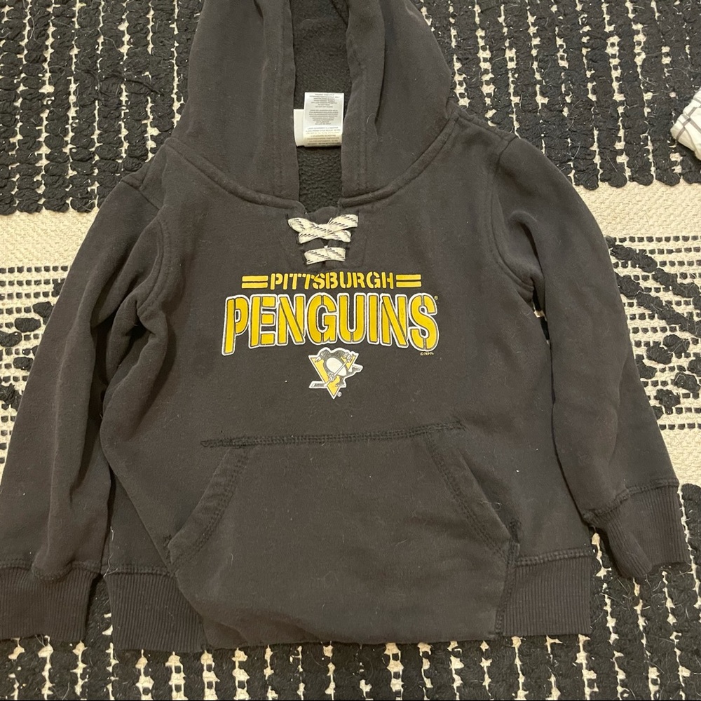 🎀5/$25🎀 kids 4 Pittsburgh Penguins hockey hoodie